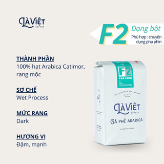  Cà Phê Bột LÀ VIỆT Pha Phin F2 100% Arabica 1kg Vị Đậm Mạnh 