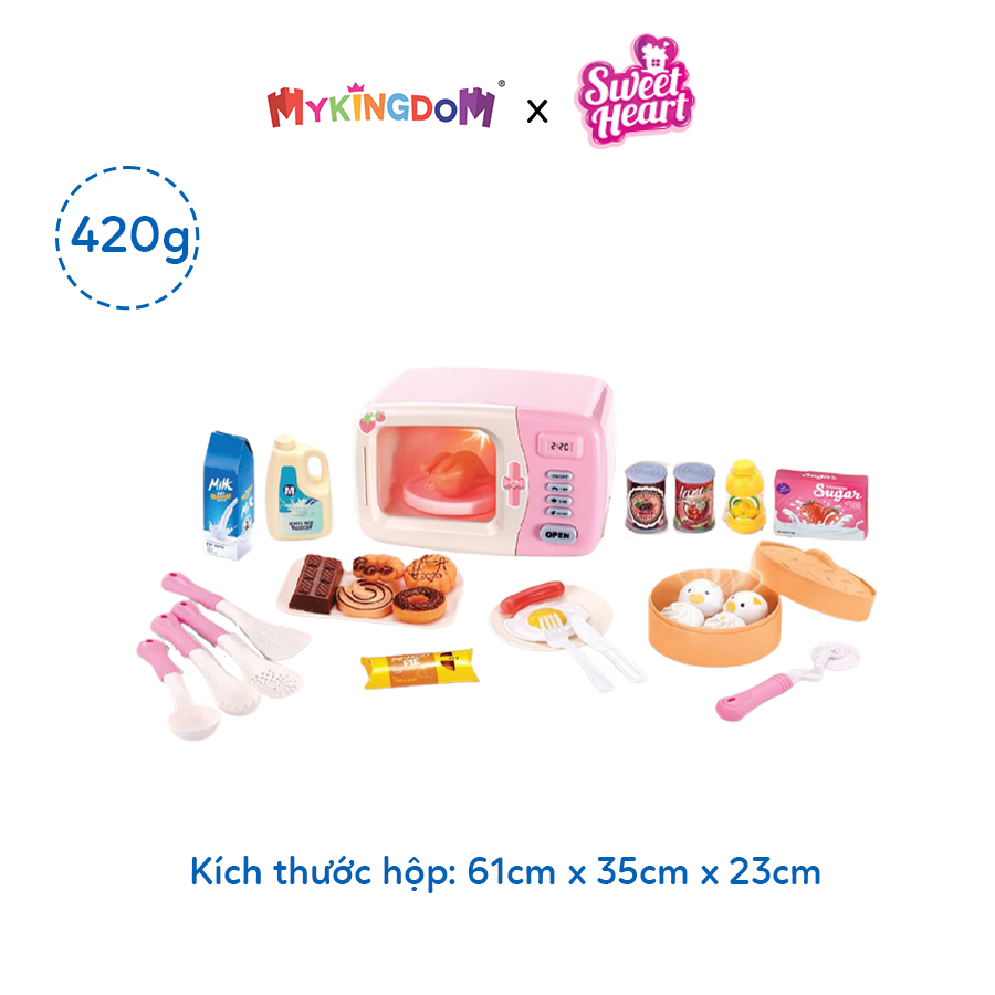 Đồ Chơi Bộ Lò Vi Sóng Và Các Món Ăn Thịnh Soạn SWEET HEART SH8610