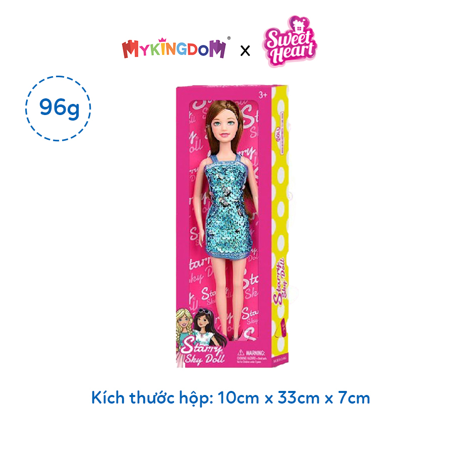 Đồ Chơi Búp Bê Thời Trang 11.5" Xanh Dương Lấp Lánh SWEET HEART SK028C/BL
