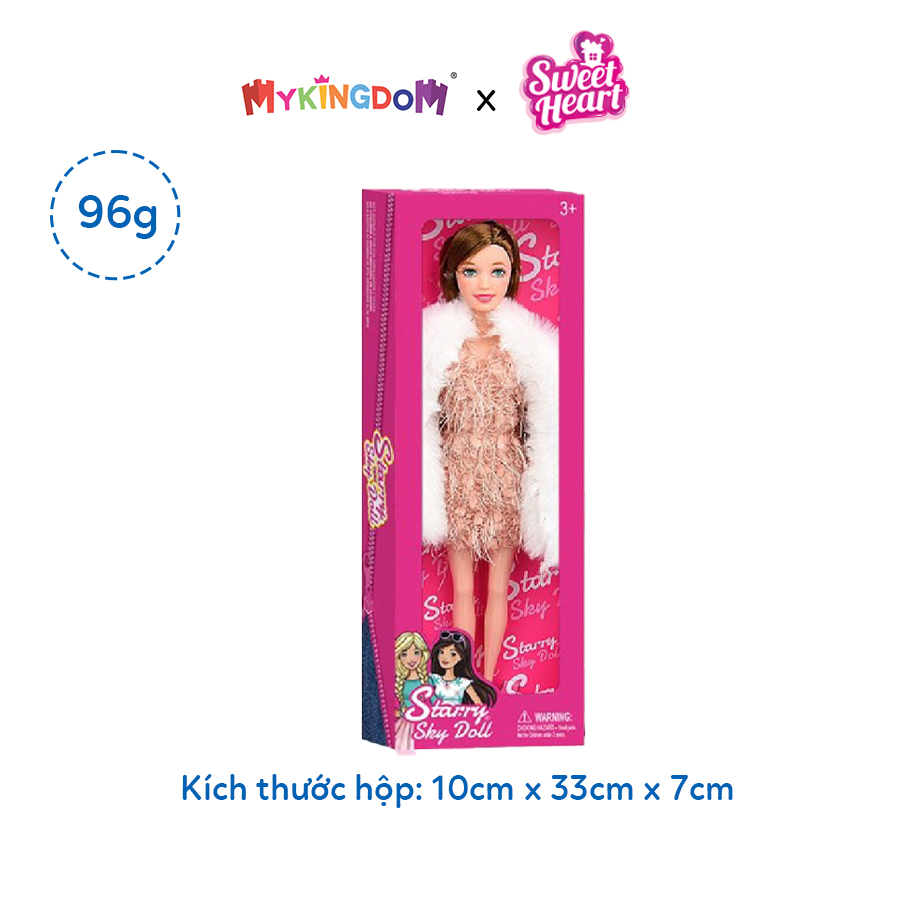 Đồ Chơi Búp Bê Thời Trang 11.5" Hồng Lông Vũ SWEET HEART SK028D/PK