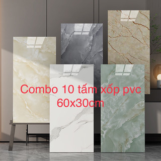 Combo 10 tấm xốp pvc sẵn keo kích thước 60x30cm