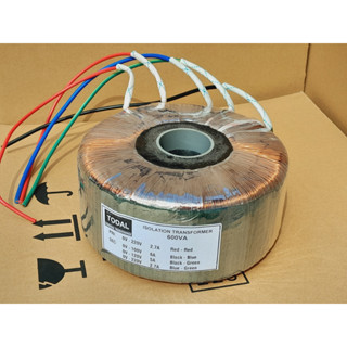 Nguồn xuyến biến áp cách ly 600VA 100V/120V/220V dùng cho âm thanh