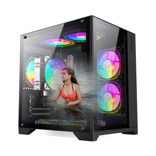 Vỏ Case Gamemax Infinity Mini Black and White  m-ATX