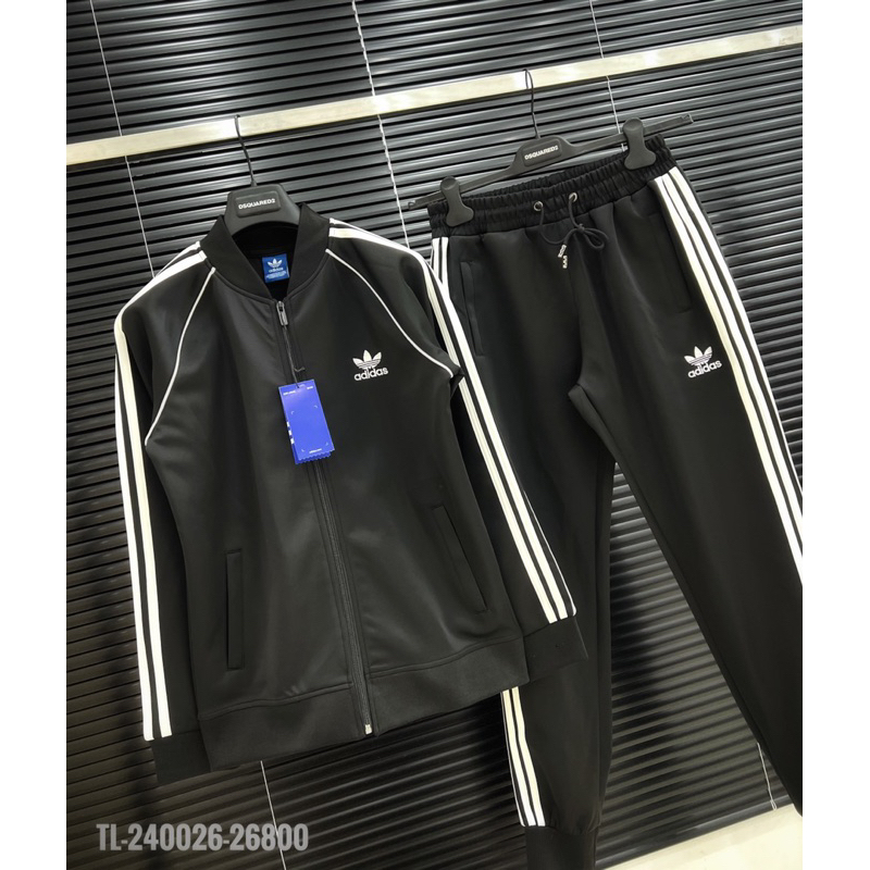 🔥Hot🔥Bộ nỉ Adidas áo bomber thiết kế hot trend Nam nữ New 2023