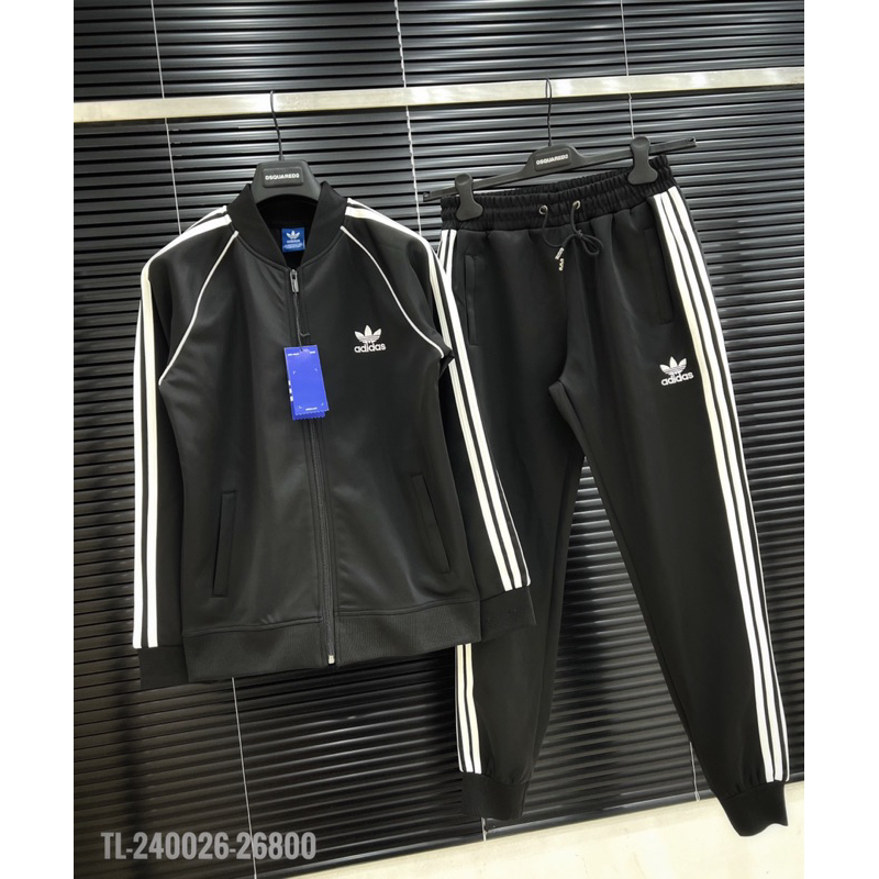 🔥Hot🔥Bộ nỉ Adidas áo bomber thiết kế hot trend Nam nữ New 2023