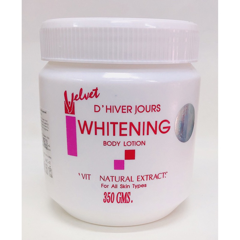 Dưỡng Vitamin E- WHITENING VELVET- 350ml Hàng Chuẩn Thái.✅