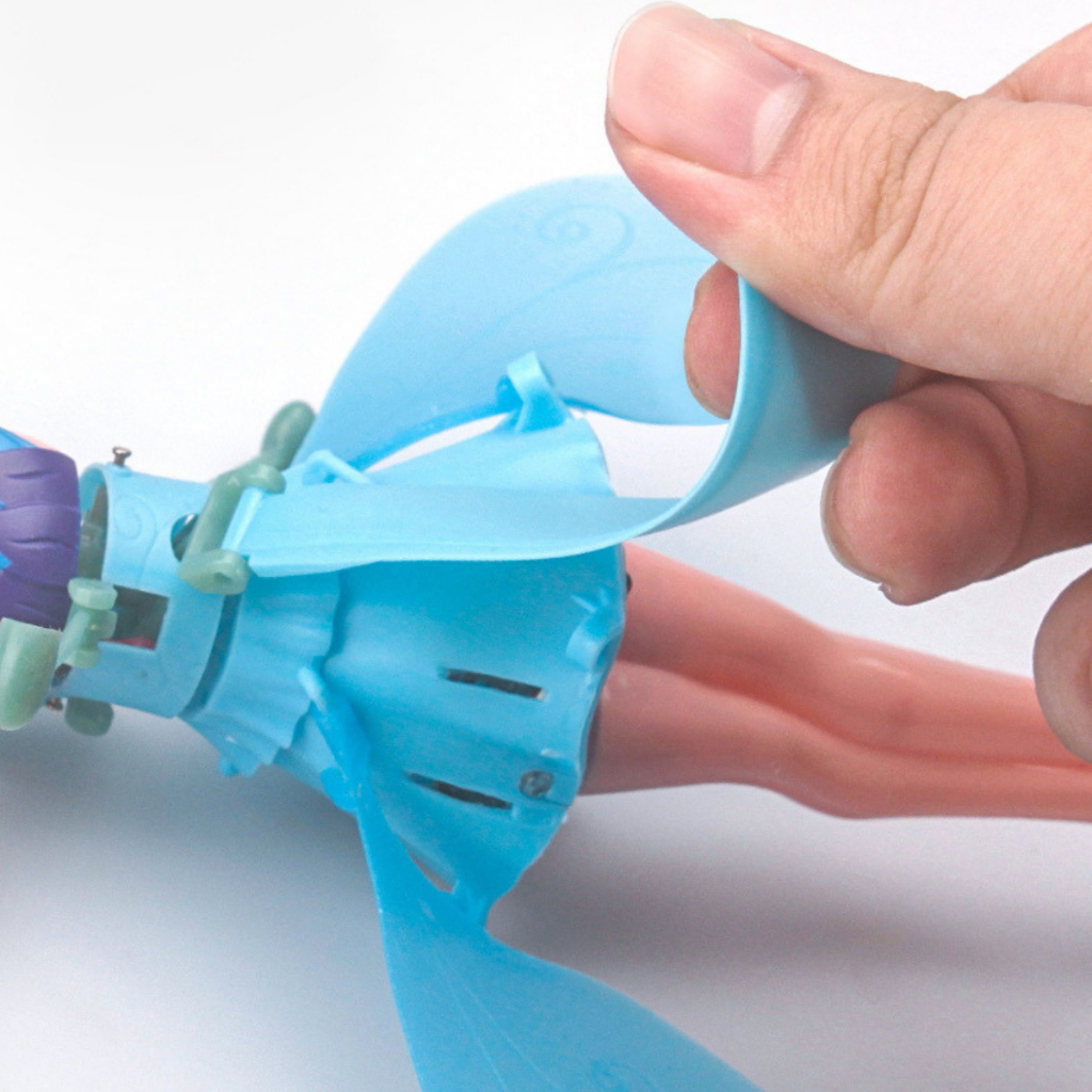 Đồ Chơi Búp Bê Cô Tiên Bay Cảm Ứng, Cảm Biến, 6 Cánh, Có Đèn Led Phát Sáng, Sạc Pin USB, Đồ Chơi Trung Thu Cho Bé