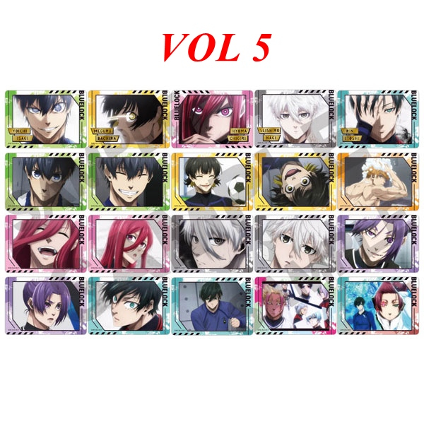 Gói Thẻ Nhân Phẩm Pack Card Blue Lock Favorite Clear Card