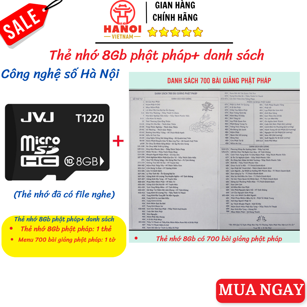 THẺ NHỚ 32G HÀM DƯỠNG TÂM HỒN 1210 BÀI