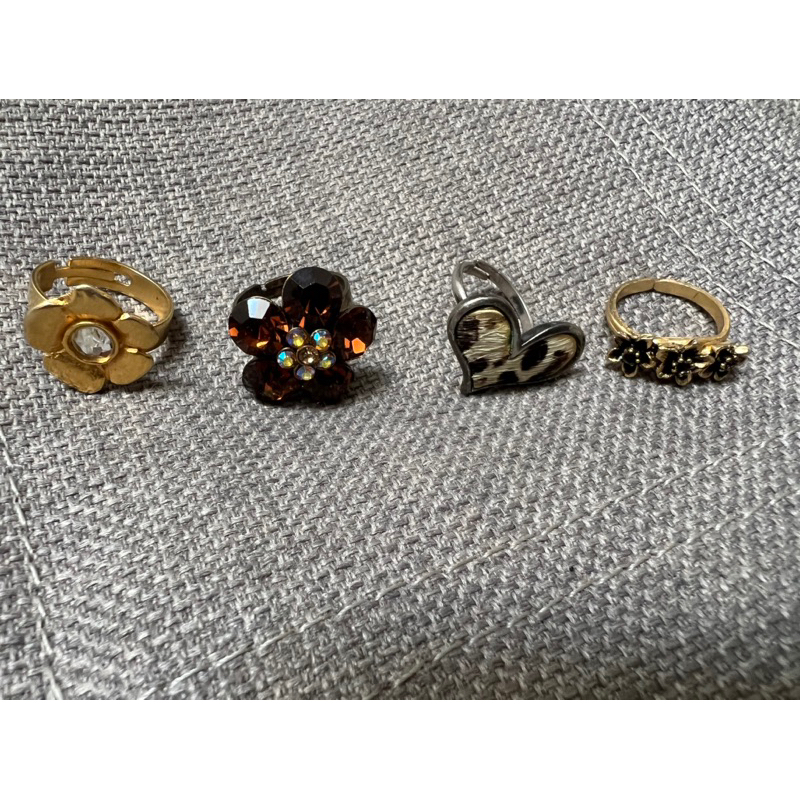 Nhẫn kim loại thời trang freesize