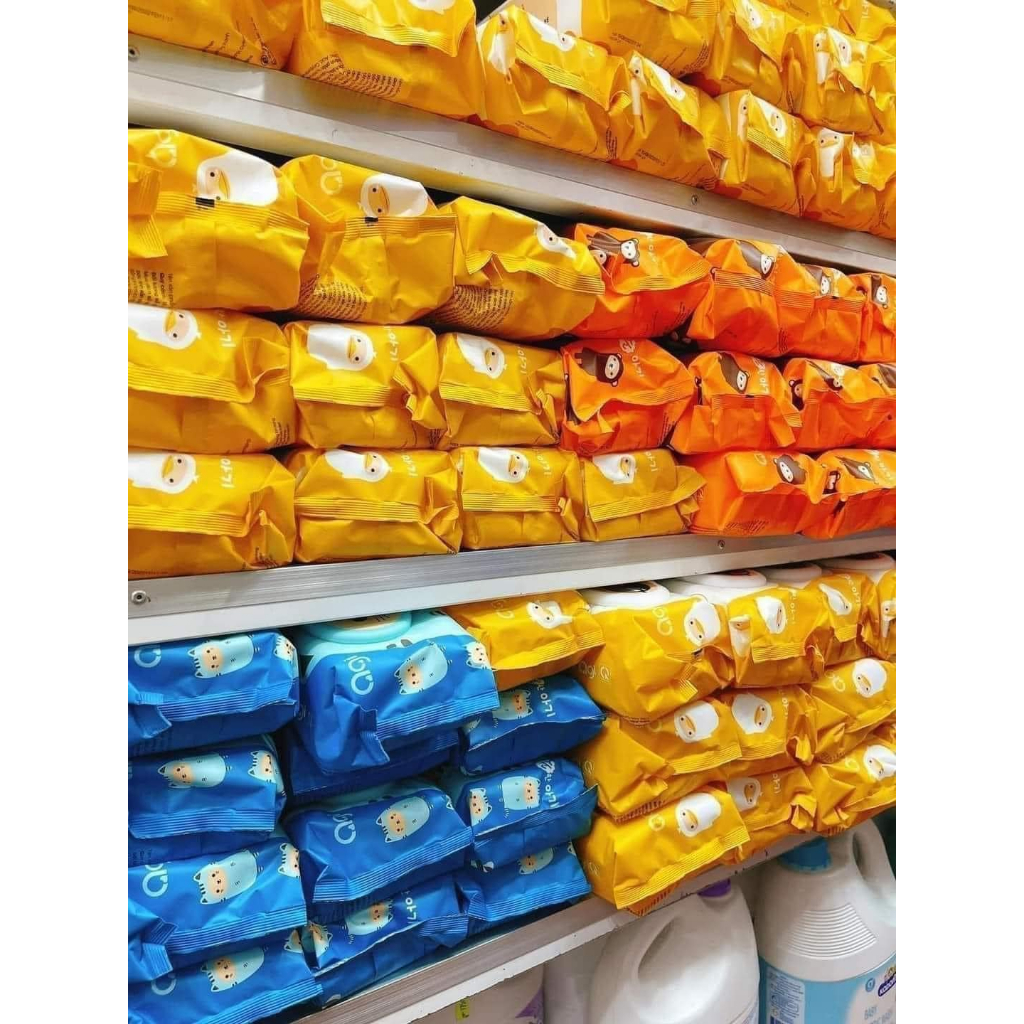 Khăn giấy ướt Agi 100 tờ không mùi an toàn cho bé