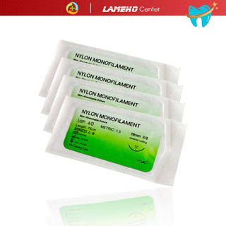 Chỉ phẫu thuật không tiêu không tan thẩm mỹ nylon,chỉ phẫu thuật nylon nhấn mí nylon 3/0,4/0,5/0 6/0 dn11