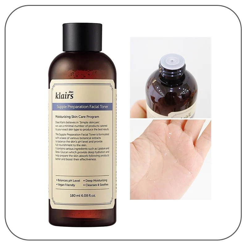 Nước hoa hồng Klairs Supple Preparation Toner 180ml