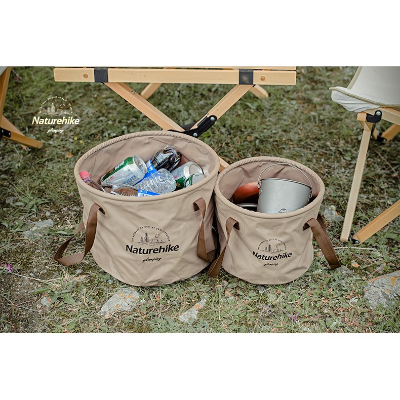 Xô nước Naturehike siêu nhẹ có thể gấp gọn, dùng cho du lịch, dã ngoại NH20SJ040