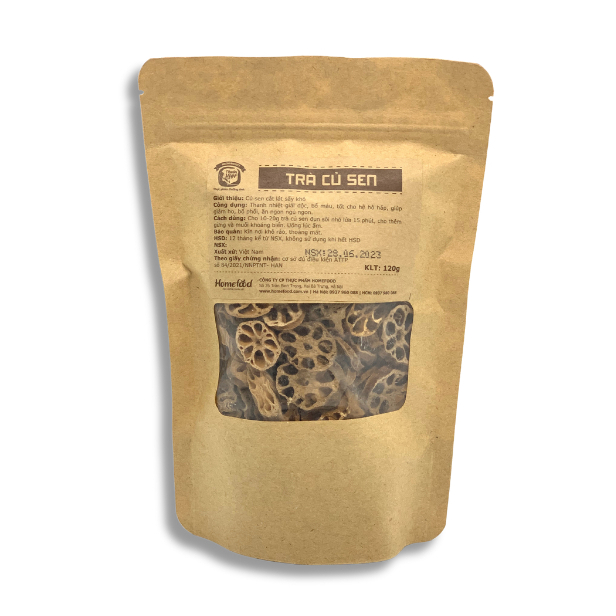 Trà củ sen Homefood - 120g mát huyết, bổ phổi.