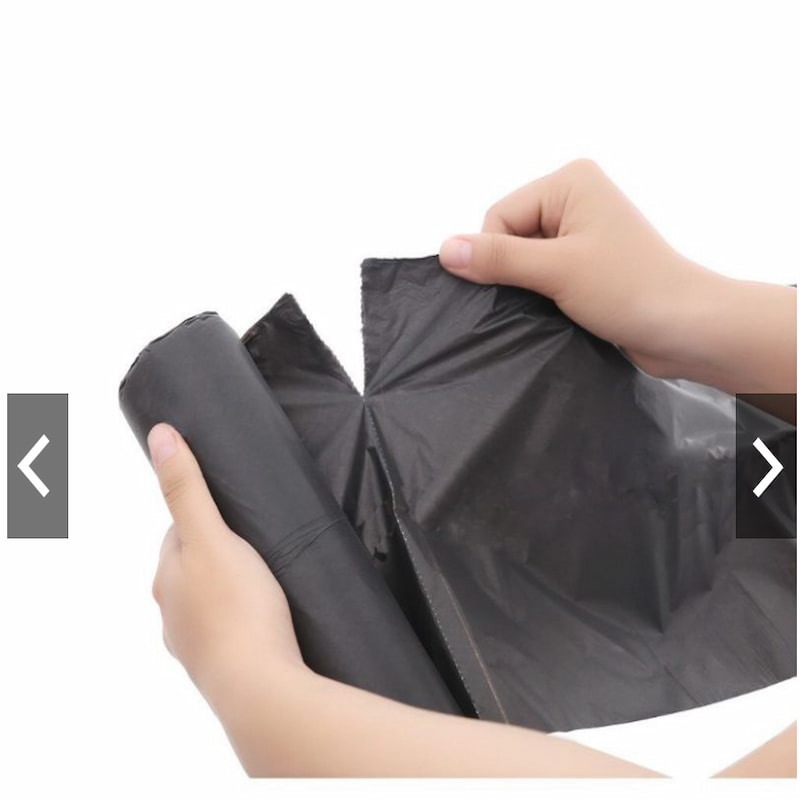 Set 3 cuộn Túi Rác Tự Phân Hủy - Bao Rác Đen Kích Thước Lớn 55*65 cm