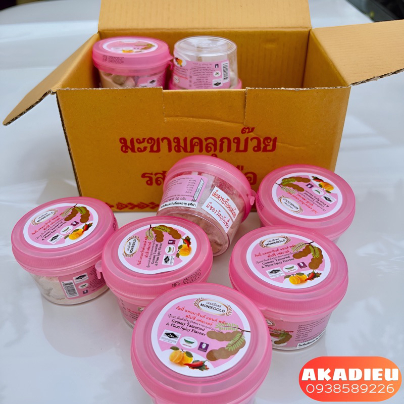 Kẹo Me Dẻo Xí Muội MONIEGOLD Thái Lan hũ 50g