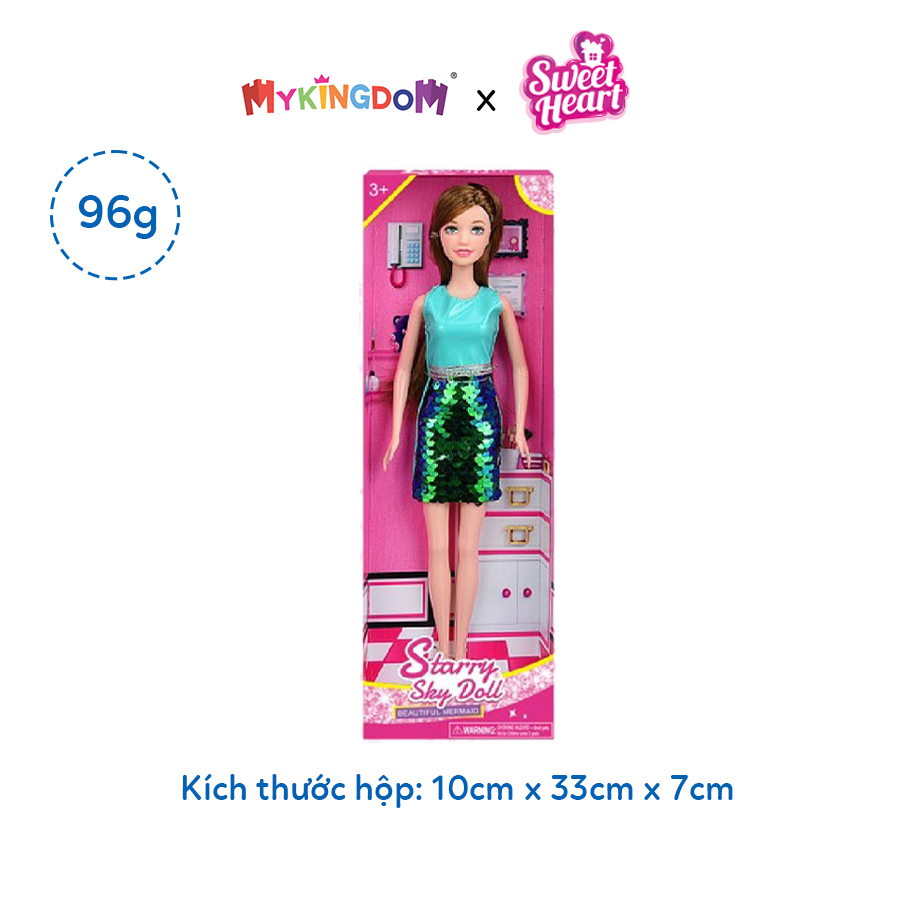 Đồ Chơi Búp Bê Thời Trang 11.5" Xanh Lá Trẻ Trung SWEET HEART SK029B/GR