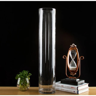 Lọ hoa thủy tinh/ trụ TRÒN thủy tinh cắm hoa kt 10x50