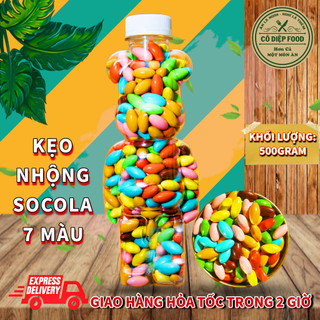 Kẹo nhộng socola 7 màu, kẹo tuổi thơ từ đơn 50k, hàng ngon nhà làm
