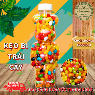Kẹo Bi Trái Cây Lon 500Gram [FREE SHIP] TỪ ĐƠN 50K, [Loại Đặc Biệt] Hàng ngon nhà làm