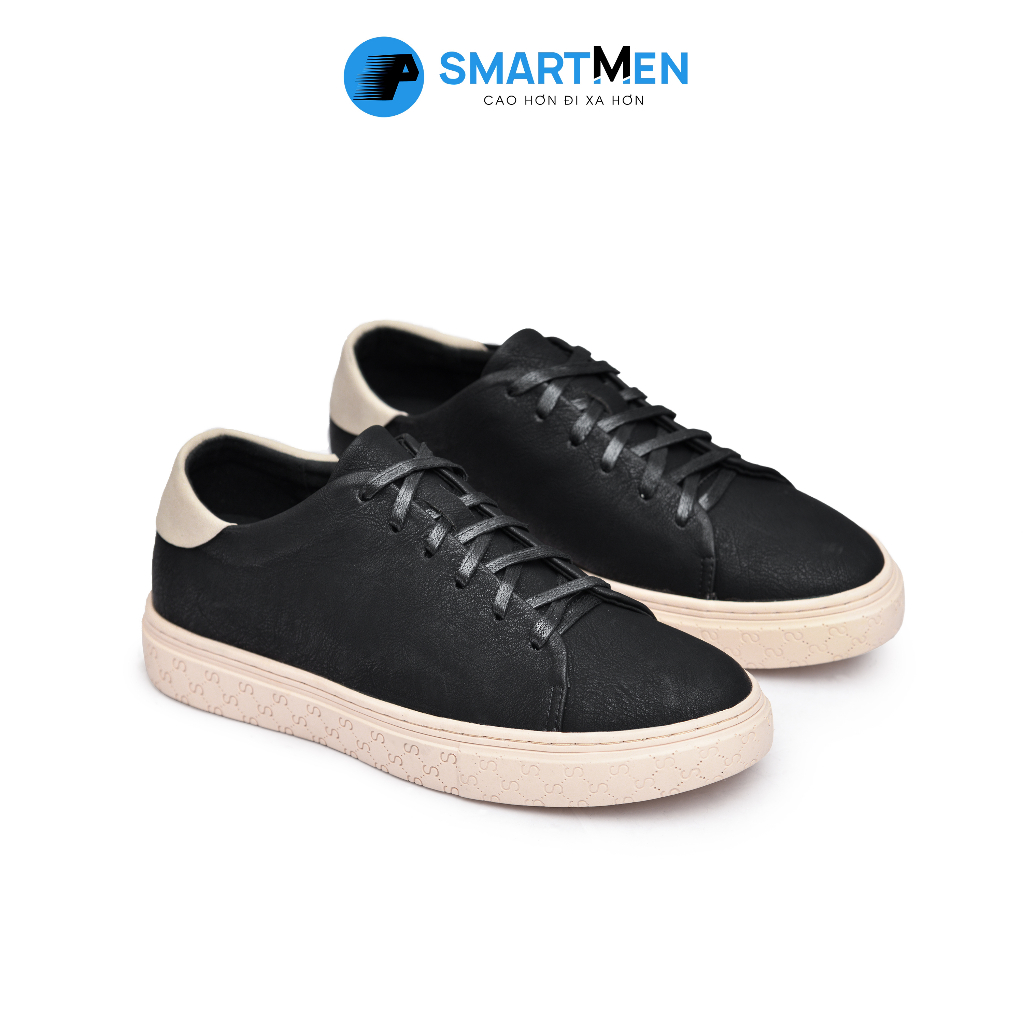 Giày thể thao Tăng chiều cao Smart Men HCM STAR-04 Đen