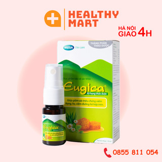 ✔️️️Xịt Họng Thảo Dược Giúp Giảm Ho, Viêm Họng Eugica (10ml) Mega Eugica Mouth Spray