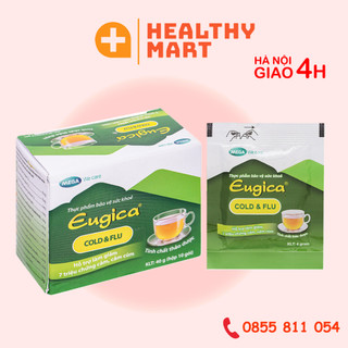 ✔️ Trà Thảo Dược Eugica Cold & Flu Mega Hộp 10g - giải cảm