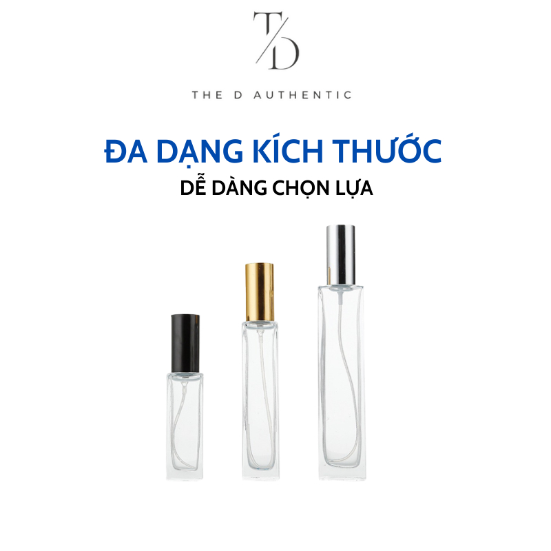 Chai/lọ chiết nước hoa cao cấp, chai/lọ chiết nước hoa siêu tiện lợi 5/8/10/20 ml- The D