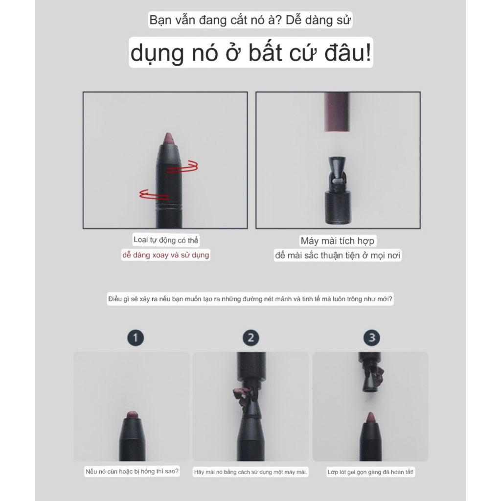 Bút kẻ mắt dạng gel chống nước Rire