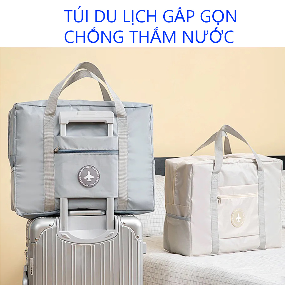 Túi du lịch gấp gọn tiện dụng đi du lịch chống thấm nước