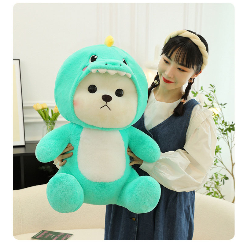 Gấu Bông Lena Cosplay Gấu Dâu Tây Lotso Đội Mũ Lena Khủng Long Lena Gấu Trúc Quà Tặng Cao Cấp - Babi mama - G121