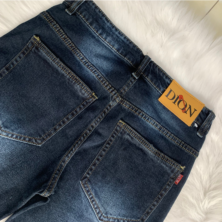 Quần Short Jean Nam Co Dãn THOITRANG24H Màu Xanh Đen Không Ra Màu Khi Giặt Thoáng Mát Dễ Phối Đồ