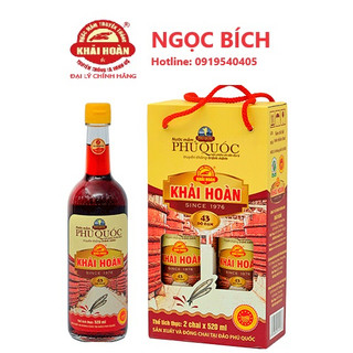 Nước mắm khải hoàn căp 520ml 43 độ đạm