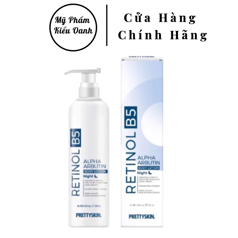 kem dưỡng thể Retinol B5 Prettyskin