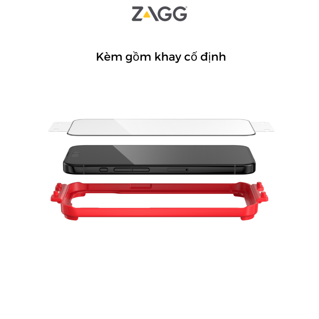 Kính dán màn hình iPhone 15 Series - ZAGG Plus Edge - 100112432 - Hàng Chính Hãng