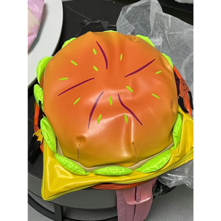 ORDER♥️Balo Bánh Hamburger Đồ Ăn(ảnh thật)Size45x35x15cm