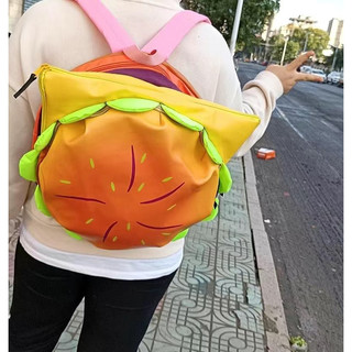 ORDER♥️Balo Bánh Hamburger Đồ Ăn(ảnh thật)Size45x35x15cm