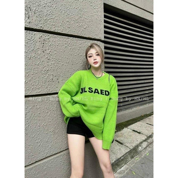 [RẺ VÔ ĐỊCH] HOT Áo Len Lót Nỉ OI OI Nữ -Sweater  Len from rộng dài tay,Hodie zip màu xám tiêu