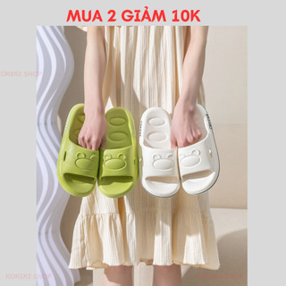 Dép bánh mì nữ,dép bánh mì gấu,dép quai ngang nữ,dép nữ thời trang,dép đế xuồng,dép quai ngang đế cao,xinh lắm chị em.