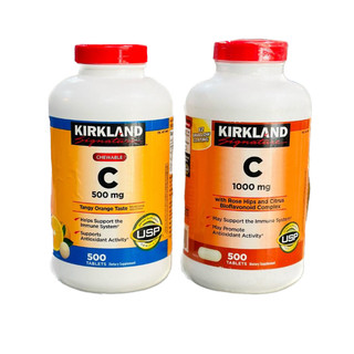 Viên Bổ Sung Vitamin C Kirkland Signature Vitamin C Hộp 500 Viên
