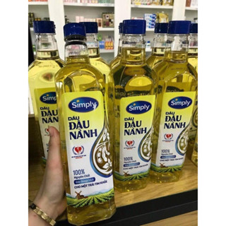 dầu đậu lành simply 1 lit ( có video giảm 30k )