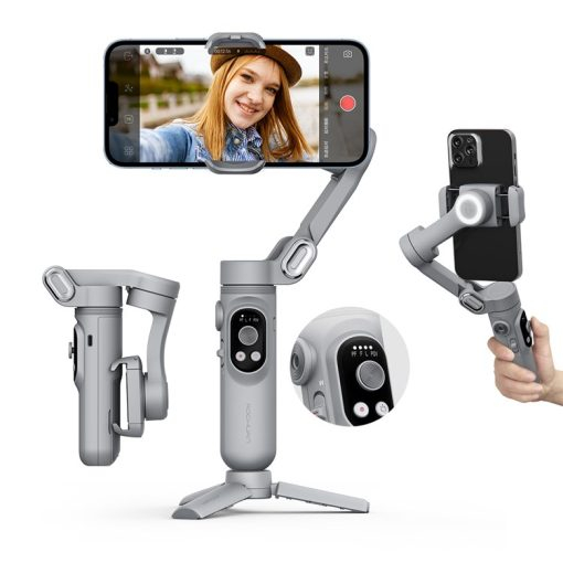 GIMBAL chống dung SMART X PRO-Hỗ trợ chống rung khi quay phim chụp ảnh chuyên nghiệp-Tích hợp không dây-Pin3200mah