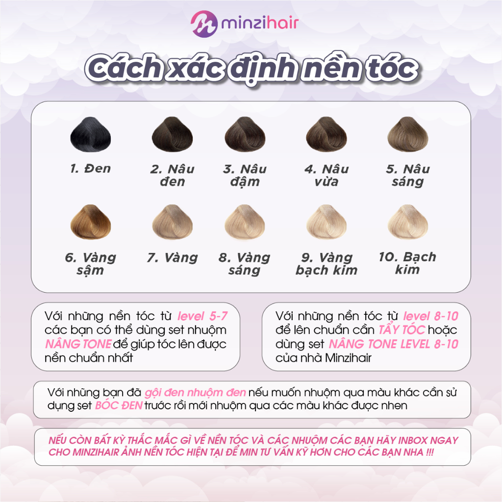 Thuốc nhuộm tóc Màu Nâu Lạnh Trầm - Lên từ nền tự nhiên - Minzihair, Minzihair HCM