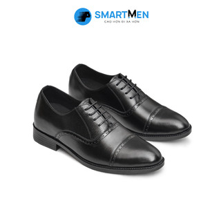 Giày tây công sở nam smart men hcm tăng chiều cao gd-440 đen