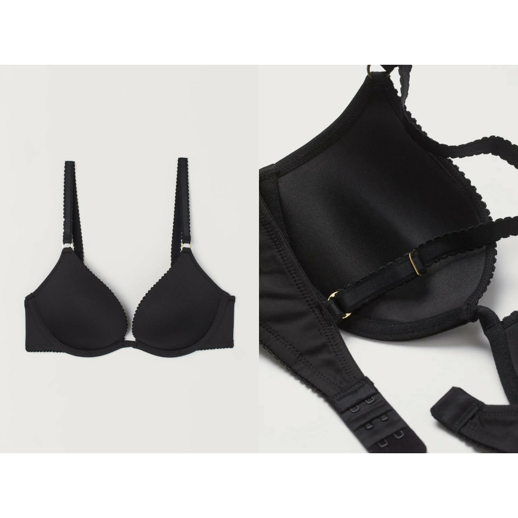 Bra ren đen push up 1046392001 0950771002 HM H&M _hàng chính hãng authentic