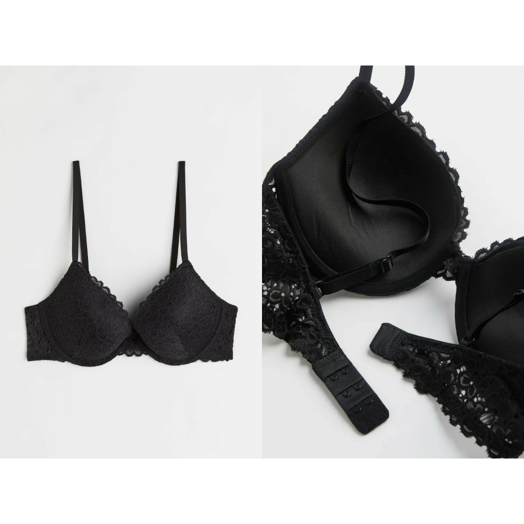Bra ren đen push up 1046392001 0950771002 HM H&M _hàng chính hãng authentic