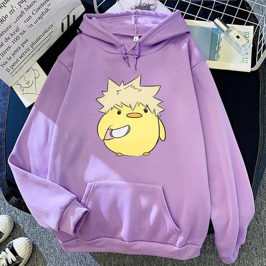 Áo hoodie in hình My Hero Bakugou Vịt Anime