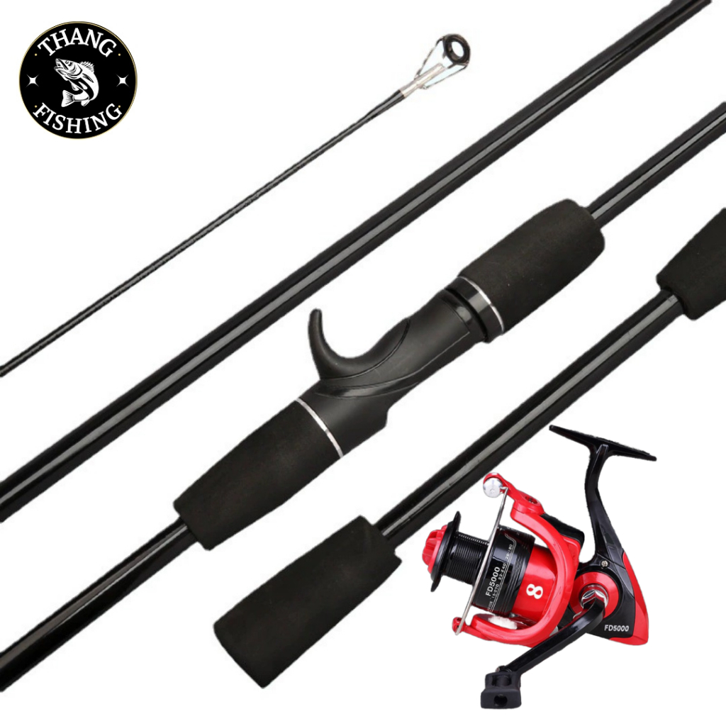 Combo 1 cần câu lure và 1 máy câu cá FD1000-6000 giá cực rẻ - Thắng fishing