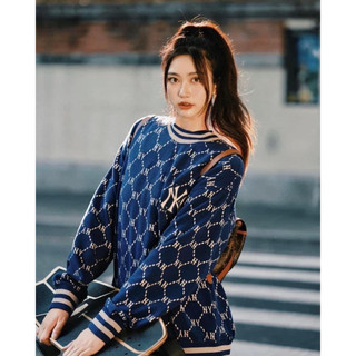 Áo nỉ m l b tay dài sweater nỉ da cá monogram boston ny mẫu mới hot